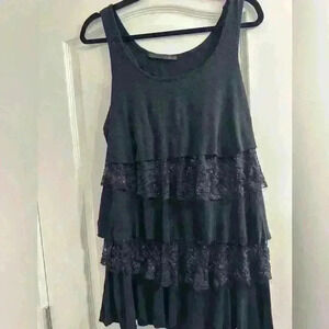 MXM Long Multilayer  Sequin Tank Top